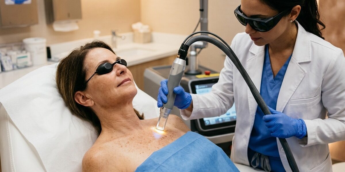 Clínica Sanipiel - Láser Manchas Melasma Madrid - Escote